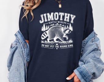 Comfort Colors Raccoon Seattle Wildlife T-Shirt, Vintage Forest Graphic Tee