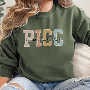 PICC Nurse Shirt, IV Nurse Sweatshirt, Vascular Access, Vat IV Team, Nurse Sweater, Hospital Party Shirt, Picc Squad, iv Therapy Nurse Shirt