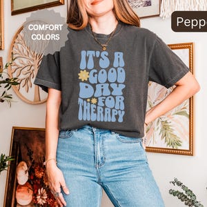 Comfort Colors Retro Occupational Therapy Shirt, OT Shirt, Pediatric OT Gift for Women, OTA Assistant Tee, Floral Therapist Crewneck