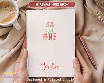 Personalized First Birthday Keepsake Journal Memory Book for Mom Letters to My Baby 1st Bday Gift