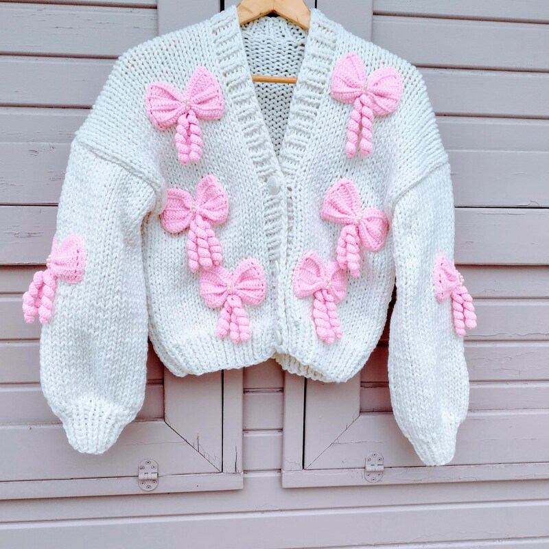 Pink Bow Sweater main image 1