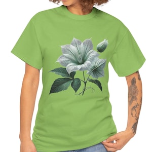 Skeleton Flower T-Shirt - Diphylleia Grayi Transparent Bloom Tee for Nature Lovers