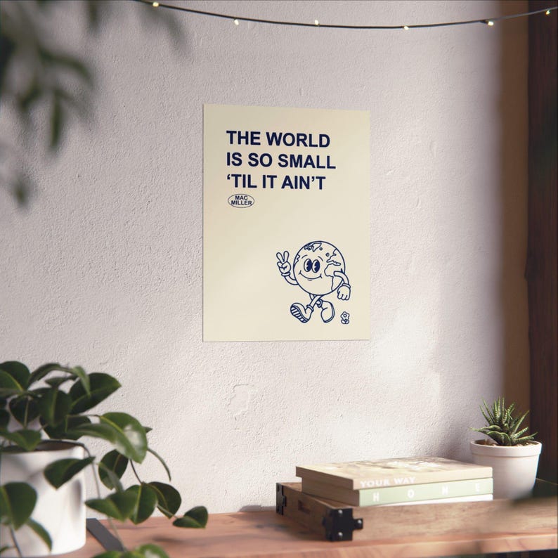 Mac Miller Small World Poster - Etsy