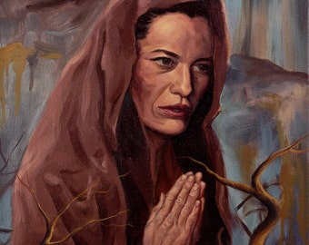 The Prayer, Original Oil Painting