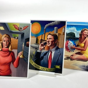Impressão de arte de cartão postal - Pintura surreal