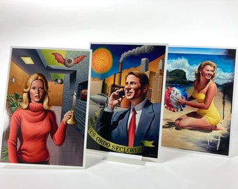Impresión artística de postal - Pintura surrealista