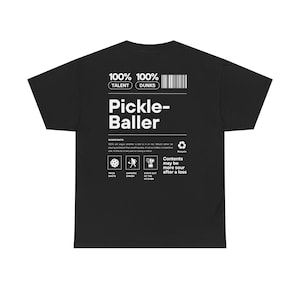 Funny Pickleballer Unisex Cotton Tee: Sporty Gift for Enthusiasts