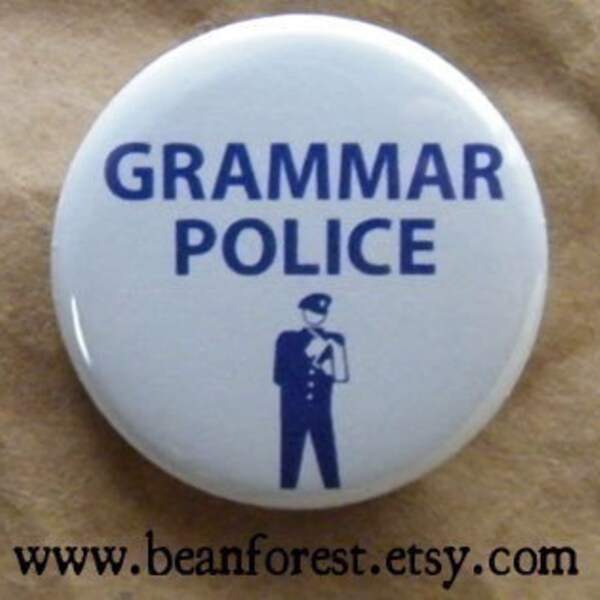 Grammar Police button