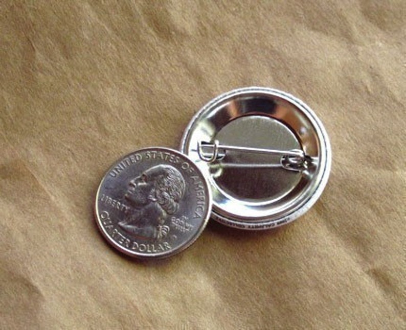 commie pinko  pinback button badge image 1