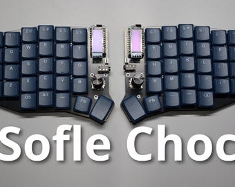 Sofle Split Keyboard 分割キーボード 58keys グレー Sofle RGB Low Profile Keyboard - Etsy