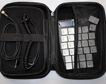Split Keyboard Travel Carrying Case