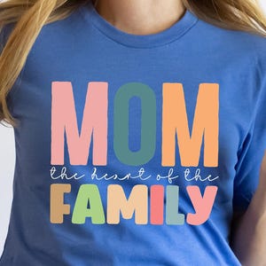 Mom Heart Shirt, Gift for Mom, New Mom Shirt, Mother&#39;s Day Shirt, Mama Life Shirt, Trendy Mom Shirt, Mom Tee, Mother&#39;s Day Gift