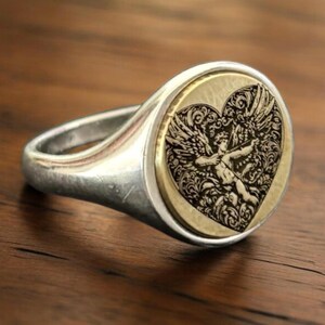 Psyche and Eros Ring - Etsy