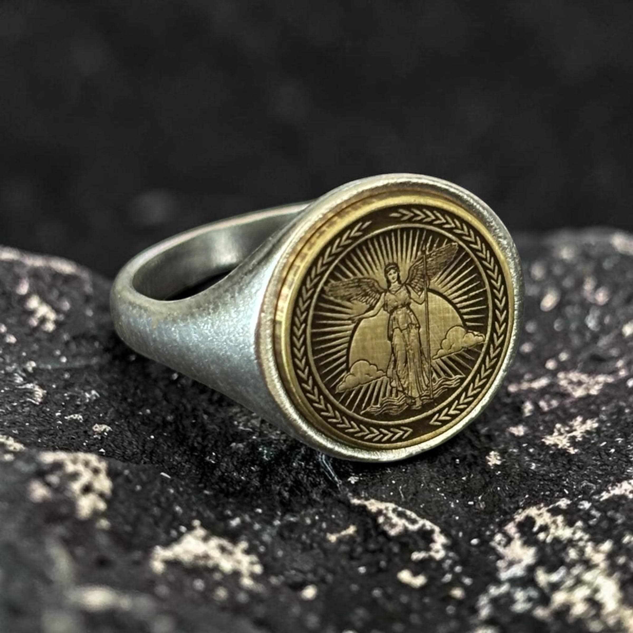 Silver nike ring - Etsy 日本