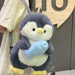 Sac à dos mignon de personnalité de modèle de pingouin de bande dessinée pour le sac à dos d'école d'épaule