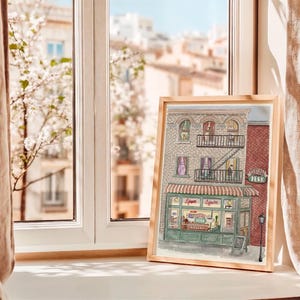 Friends Painting Central Perk New York From Friends Merch TV Show Hand