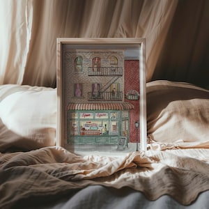 Friends Painting Central Perk New York From Friends Merch TV Show Hand