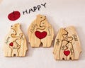 Personalized Wooden Bear Family Puzzle Gift For Her,Engraved Family Name Puzzle,Parents Baby Puzzle Name,Family Home Decor Gift For Kids product logo