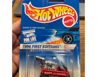 Hot Wheels 1996 First Edition 9 of 12 Radio Flyer Wagon 5 Spoke