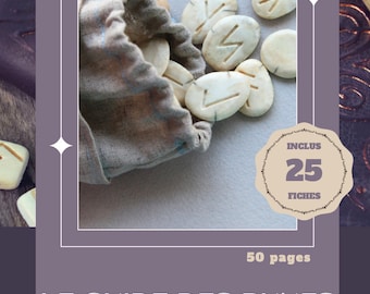 Guide to the Runes - Illustrated iBooks eBook with 25 Explanatory Sheets