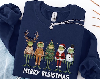 Merry Resistmas Portland Groda Jultröja, Aktivist Jultröja