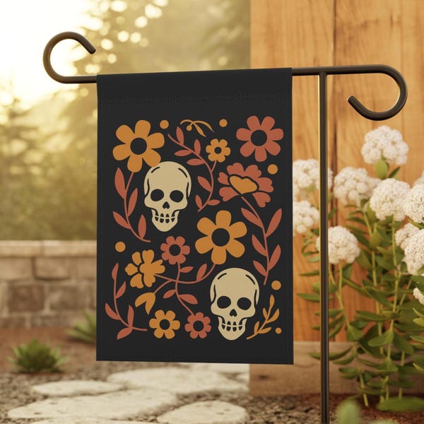 Boho Kürbis-Yard-Flagge, Geschenk für Herbstliebhaber, Herbstgarten-Flagge, Herbst-Yard-Flagge, Halloween-Yard-Flagge, Boho Ästhetische Yard-Flagge