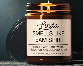 Custom Employee Team Gift, Employee Appreciation Candle