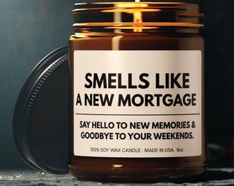 Funny Housewarming Candle Gift,  Homeowner Gift