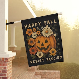 Drapeau anti-Trump pour Halloween, drapeau démocrate de jardin, drapeau anti-Trump, drapeau anti-Trump humoristique et poli, drapeau anti-Trump