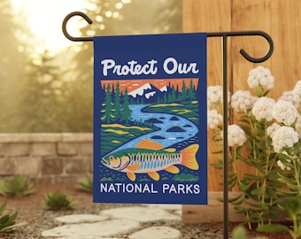 Protect National Parks Yard Flag, National Parks Garden Flag
