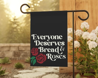 Bread & Roses T-shirt, Feministisk och arbetarrörelse, Social och ekonomisk rättviseflagga
