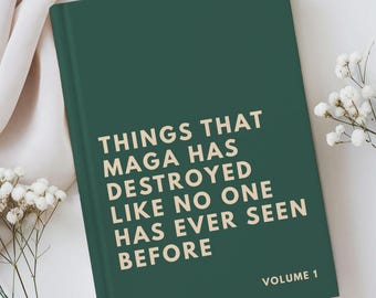 Journal Activism Gift, Anti Maga Gift