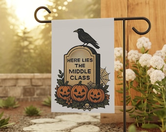 Funny Democratic Fall Yard Flag, Fall Progressive Garden Flag