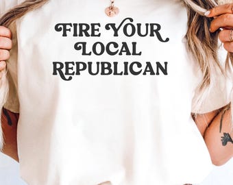 Camiseta Vote Democrat Comfort Colors®, Camiseta de campaña política, Elecciones 2026
