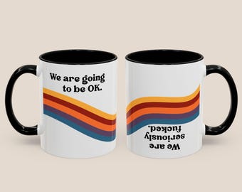 Funny Positive and Negative Sarcastic Coffee Mug, Gift for employee
