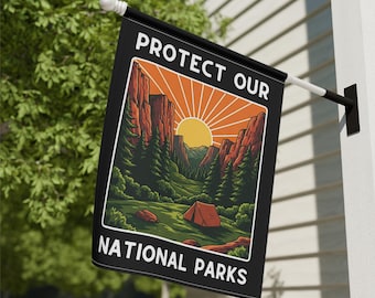 Protect National Parks Yard Flag, National Parks Garden Flag, Protect Public Lands