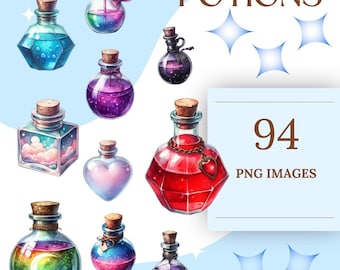 Digital Stickers - Potions