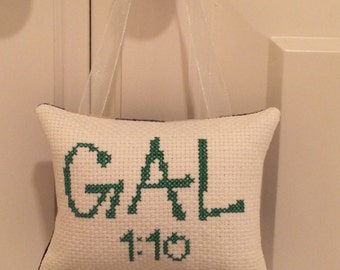 Galatians 1:10 Hanging Pillow