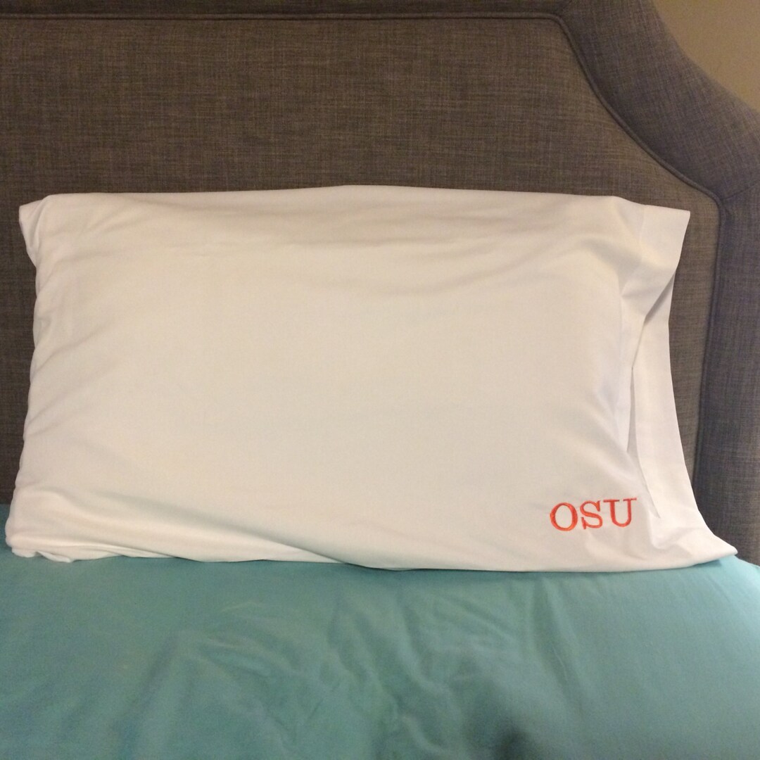 OSU Embriodered Pillowcase - Etsy