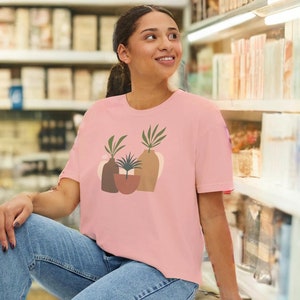 Maglietta da donna Boho Seedgeeks, maglietta alla moda Boho, maglietta per gli amanti delle piante, top per il giardinaggio, felpa per mamme amanti delle piante.