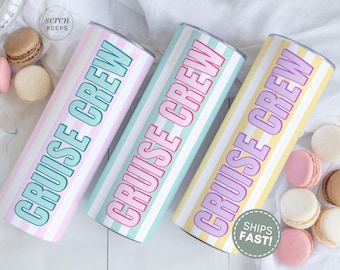 Custom Cruise Tumbler, Matching Cruise Vacation Travel Cups, Family Cruise Trip Tumbler, Personalized Birthday Cruise Girls Trip Gift Cruise
