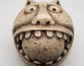 Vintage Cat Face Sculpture Rocket Dog Studio Facsimiles LTD Unusual Creature