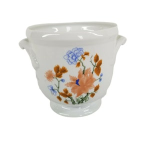 Vintage MOTTAHEDEH Vista Alegre PLANTER POT Cache Jardiniere Portugal Floral