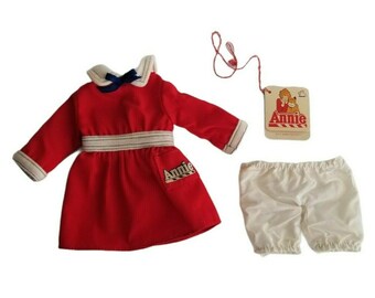 Little Orphan Annie Rag Doll Clothes DRESS Shorts TAG Replacement Knickerbocker, 1980s