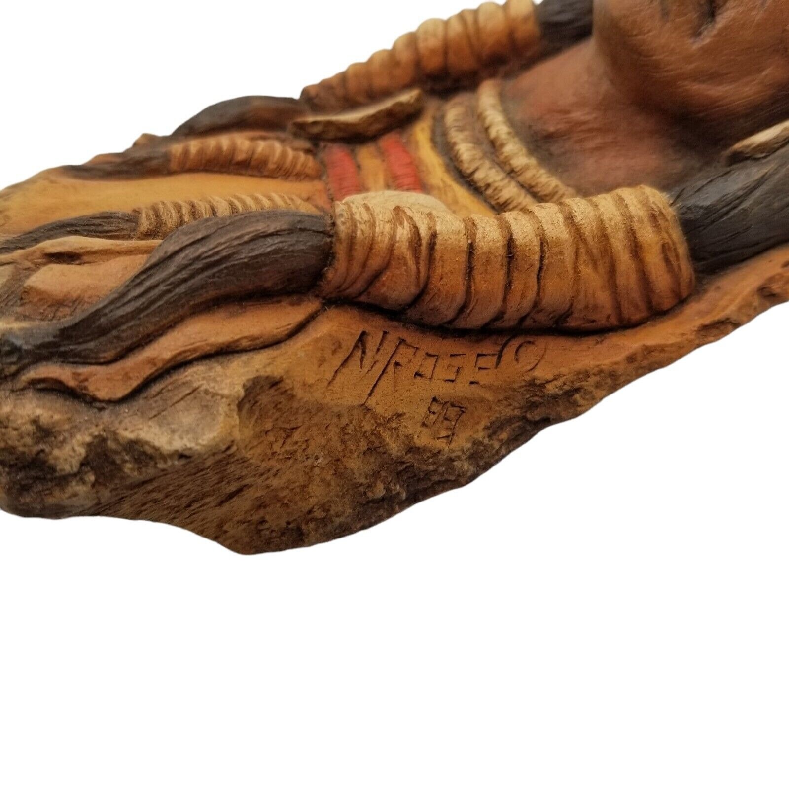 Neal J Rose ネイティブアメリカン　木彫りアートワーク Neil J Rose Native American Sculpture Art Peaceful One