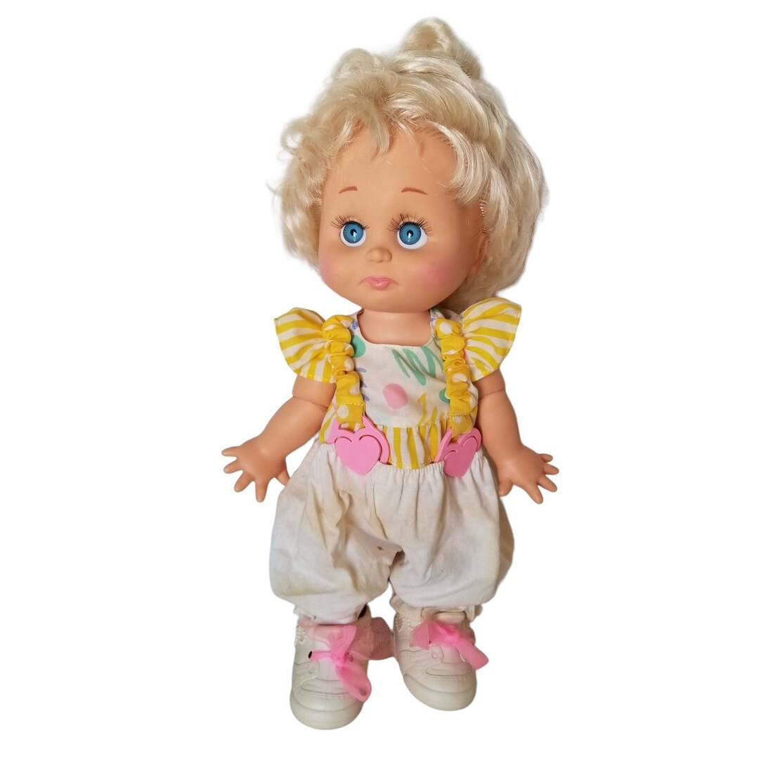 Vintage Baby Face Doll Galoob so Sorry Sarah Blue Eyes Blonde Etsy