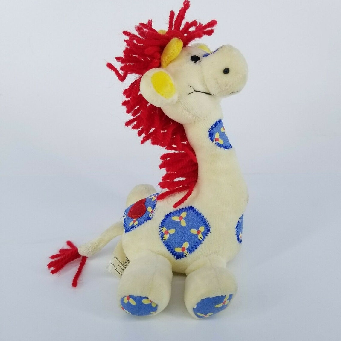 Little Suzy's Zoo Plush GIRAFFE Rattle Stuffed Animal Toy Etsy