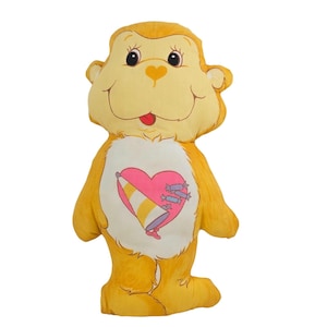 Care Bears Cousin Cut and Sew Pillow Playful Heart Monkey Vintage 1985 Completed