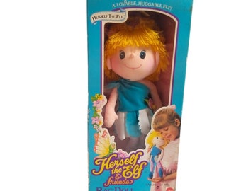 Herself The Elf & Friends Rag Doll Vintage Mattel #4852 New Orig. Box 15" 1980s