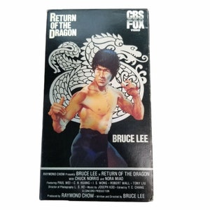 Return Of The Dragon [1973] 1990 CBS Fox Video VHS Bruce Lee, martial arts movie, old movie